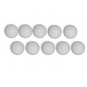 lot 10 balles en liège blanc